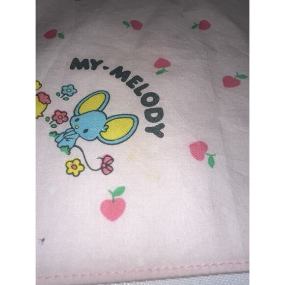 RARE VTG 1976 My Melody SANRIO Pouch Handkerchief Pocket Mirror & Comb Japan - Picture 9 of 15